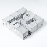 MINIATURE CONCRETE HOME FULL SET (WITH TRAY)