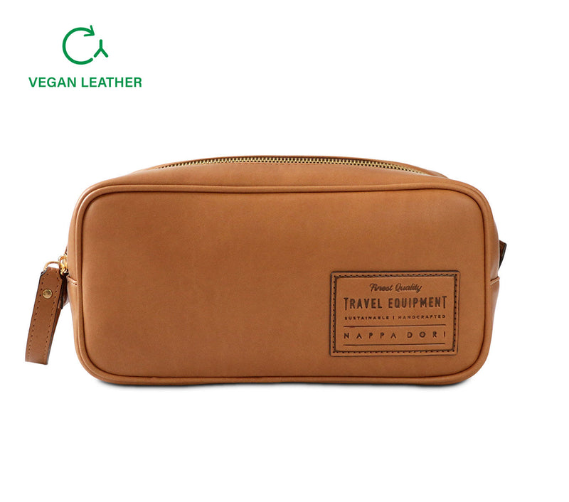 MARLOW DOPP KIT - APPLE LEATHER