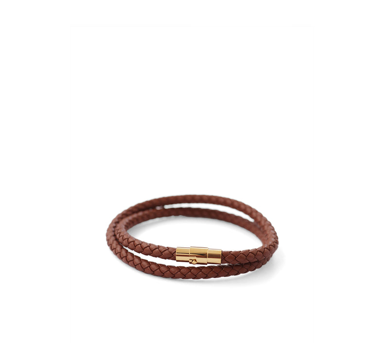 WREATH LEATHER WRISTBAND