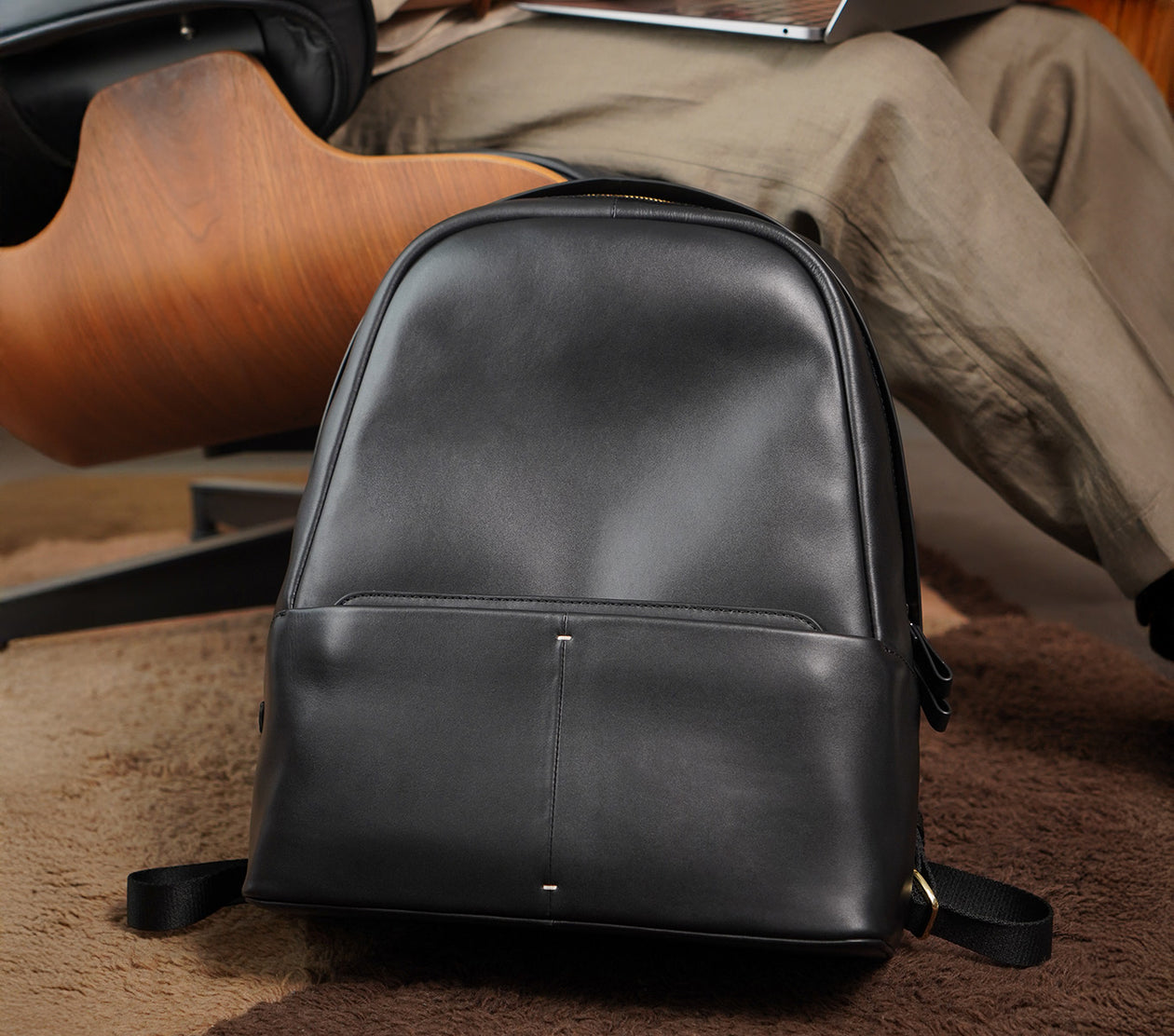 Holden Leather Backpack Small: 14-inch Laptop Travel Ready Bag