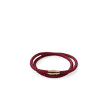 WREATH LEATHER WRISTBAND