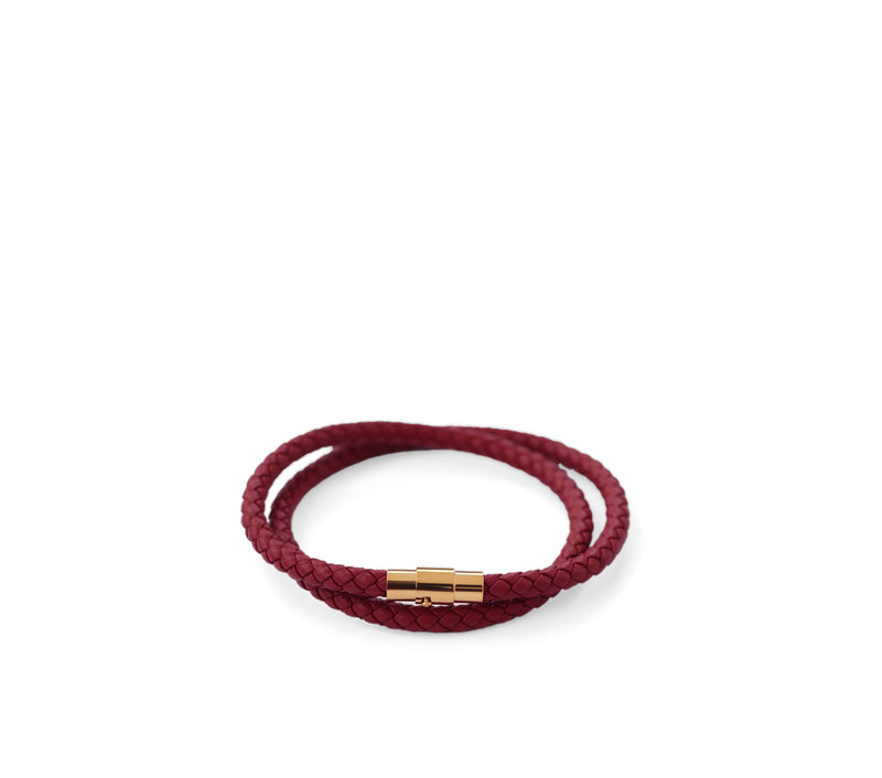 WREATH LEATHER WRISTBAND