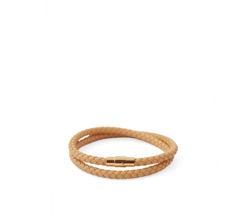 WREATH LEATHER WRISTBAND