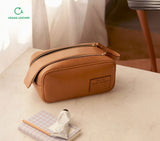 MARLOW DOPP KIT - APPLE LEATHER