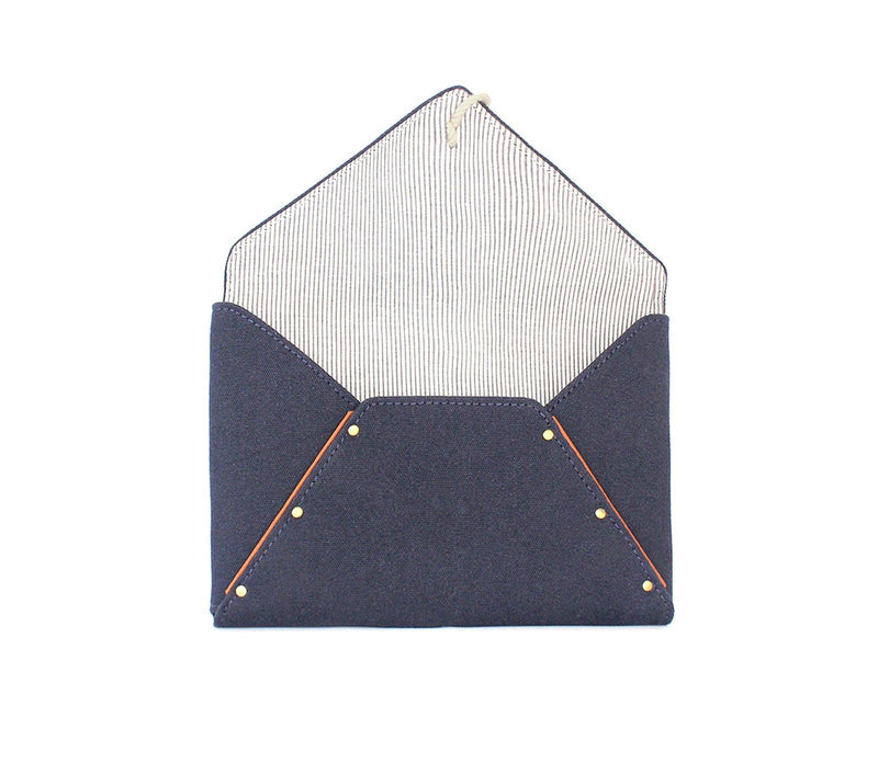 leather envelope clutch bag